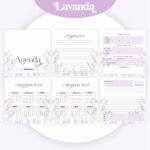 Combo Alfabeto Floral Lavanda - Encadernação (Pamella) - Imagem 5