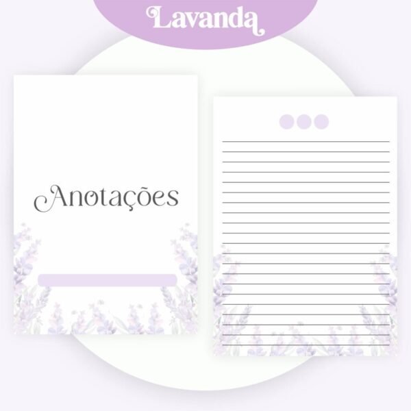 Combo Alfabeto Floral Lavanda - Encadernação (Pamella) - Imagem 3