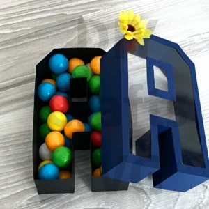 Moldes Letras Alfabeto 3D Shaker
