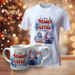 Pacotes de Artes Canecas | Camisetas Personalizadas - Natal V23 (Vintage) - Imagem 4