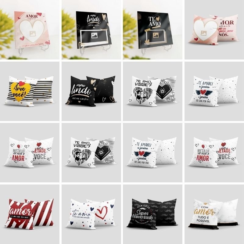 4-2 Coletiva Namorados - Canecas, Almofadas e Azulejo - Imagem 2