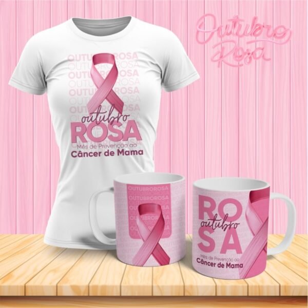 Combo Outubro Rosa 2023 - Caneca | Camisa - Imagem 10