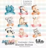 Mamãe Bicho - Bloquinhos + Ilustrações + Papéis - Imagem 10