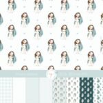 Kit Digital Ilustrações Nossa Senhora Grávida - Santinhos (Carinas Paper) - Imagem 4