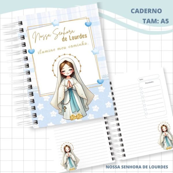 COMBO Nossa Senhora de Lourdes Menino - Encadernação - Imagem 2