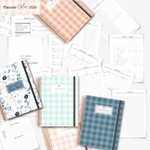 Planner Color 2024 + 5 capas (Carinas Paper)