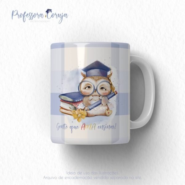 Mini Kit de Ilustrações Professora Coruja 2023 - Imagem 3