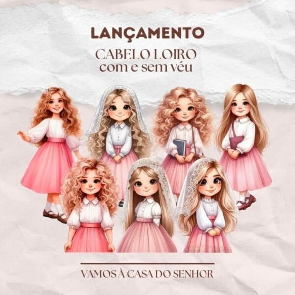 Ilustrações Vamos à Casa do Senhor - Kit Digital - Imagem 3