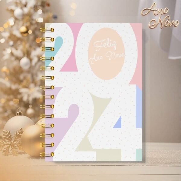 Pacote de Capas Agendas Personalizadas - Ano Novo 2024 V23 (Vintage) - Imagem 22