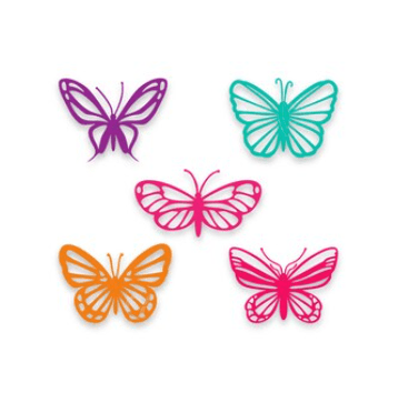 429887-butterflies-combo-2 Kit 2 Moldes Borboleta 3D - Imagem 1