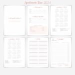 Agendamento Rosa A5 com 4 Capas Datado 2024 - Imagem 2
