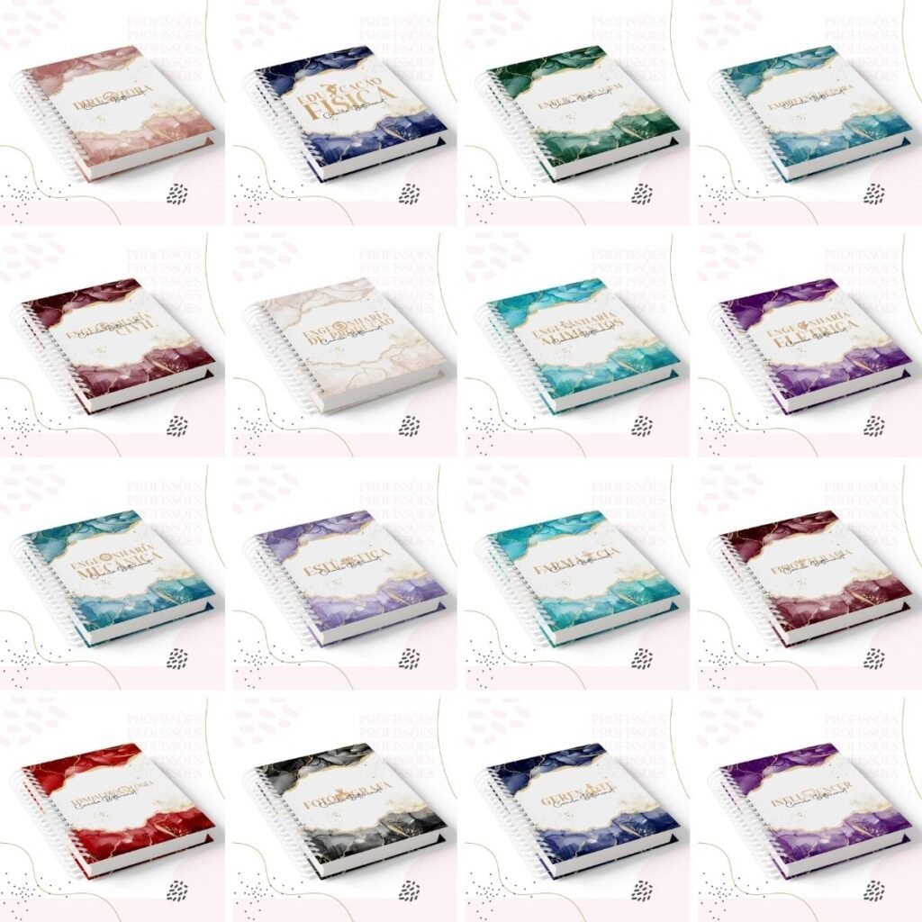 5 Pack Encadernação 2022 - Arquivos agendas, planners e miolos - Imagem 5