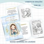 COMBO Nossa Senhora de Lourdes Menino - Encadernação