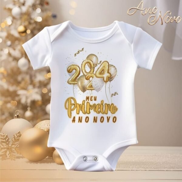 Pacote de Artes Body Infantil - Ano Novo 2024 V23 (Vintage) - Imagem 13