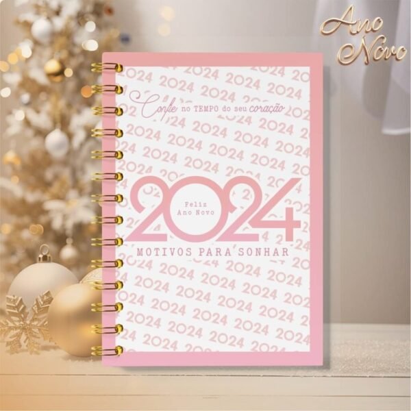 Pacote de Capas Agendas Personalizadas - Ano Novo 2024 V23 (Vintage) - Imagem 8