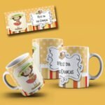 Combo 30 Artes Canecas - Dia das Crianças - Imagem 21