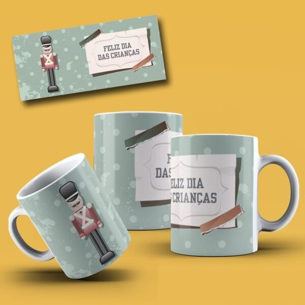 Combo 30 Artes Canecas - Dia das Crianças - Imagem 23