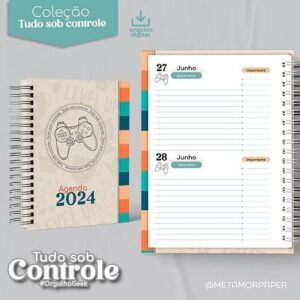 Coleção Tudo Sob Controle Masculina - Encadernação