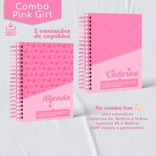 5733c2_eb849c43ed7e40bebaf24317822b0b42mv2.jpg Combo Pink Girl - Encadernação - Imagem 1