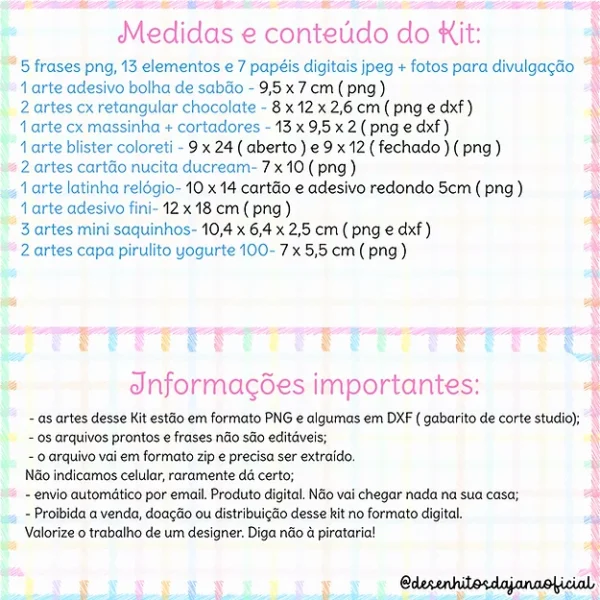 Kit Dia das Crianças 2024 (Desenhintos da Jana) - Imagem 2