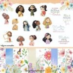 Coleção Dia das Mulheres - Kit Digital Fé, Menina (Desenhitos da Jana) - Imagem 14