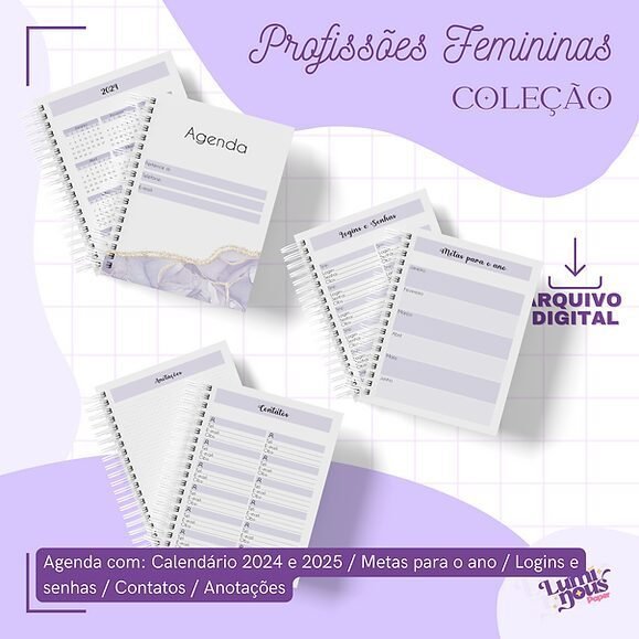 5a346b_0177d6e59c8f473eb8d2e0588b9da45bmv2-1.jpg Coleção 03 - Profissões Femininas- Encadernação (Luminous) - Imagem 14