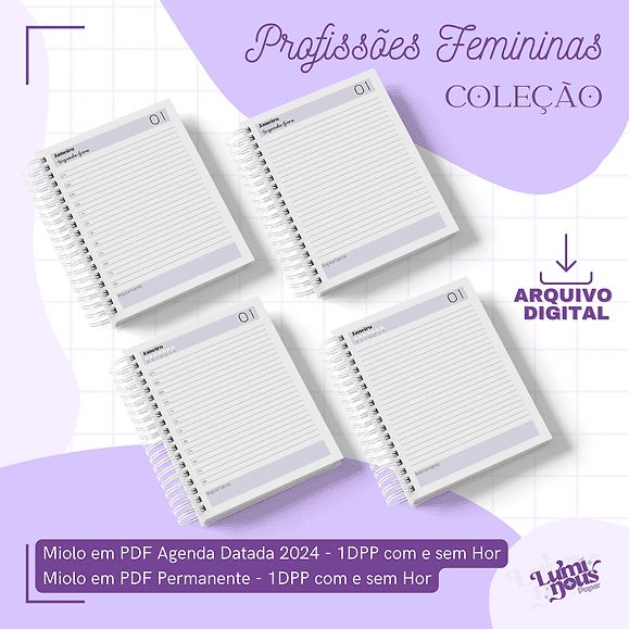 5a346b_27baca25537745ba8a05209655359b62mv2-1.png Coleção 03 - Profissões Femininas- Encadernação (Luminous) - Imagem 13
