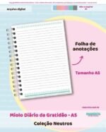 Miolo Diário da Gratidão | A5 | Neutros - Imagem 5