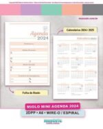 Combo AGENDA BÁSICA 2024 | A5 | A6 - 1DPP e 2DPP DATADA - Imagem 11