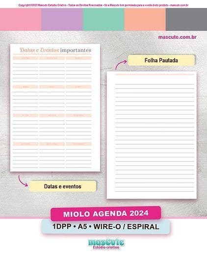 5f98bb_9ce40dcbbc3c407d86a776ff9d93244bmv2.jpg Combo AGENDA BÁSICA 2024 | A5 | A6 - 1DPP e 2DPP DATADA - Imagem 7