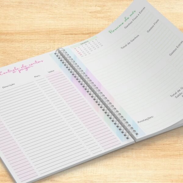 Planner Controle Financeiro 2023 + Capas - Imagem 6