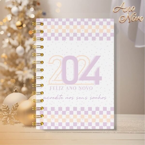 Pacote de Capas Agendas Personalizadas - Ano Novo 2024 V23 (Vintage) - Imagem 9