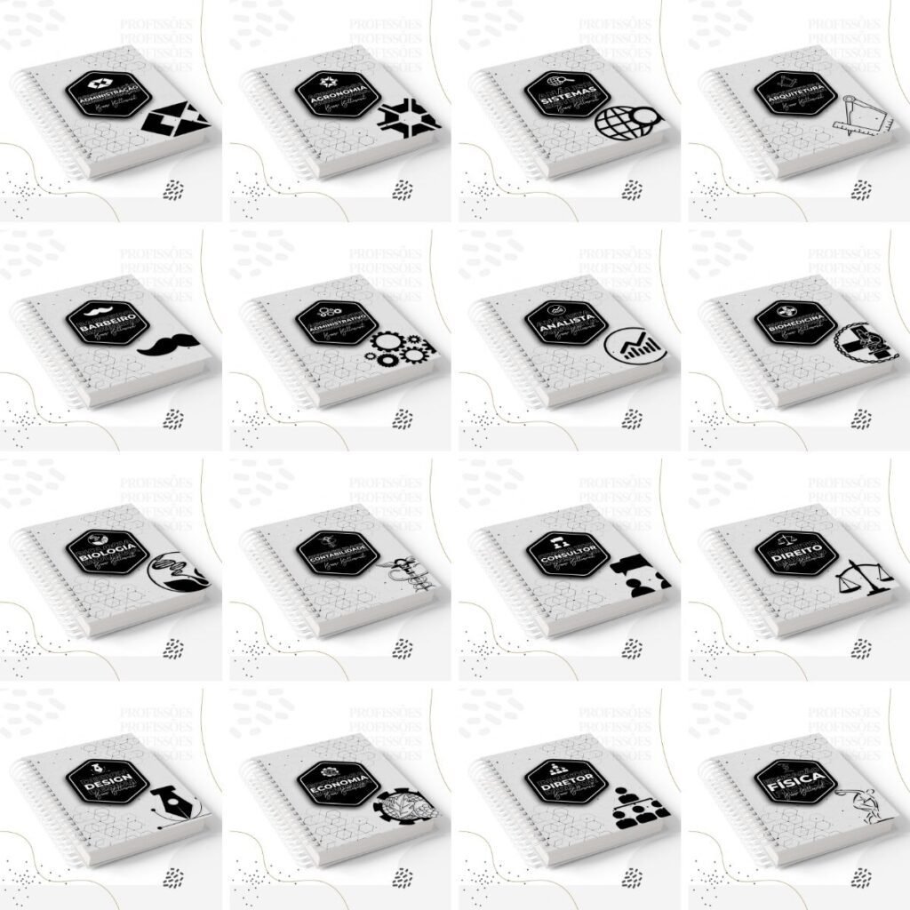 6 Pack Encadernação 2022 - Arquivos agendas, planners e miolos - Imagem 6