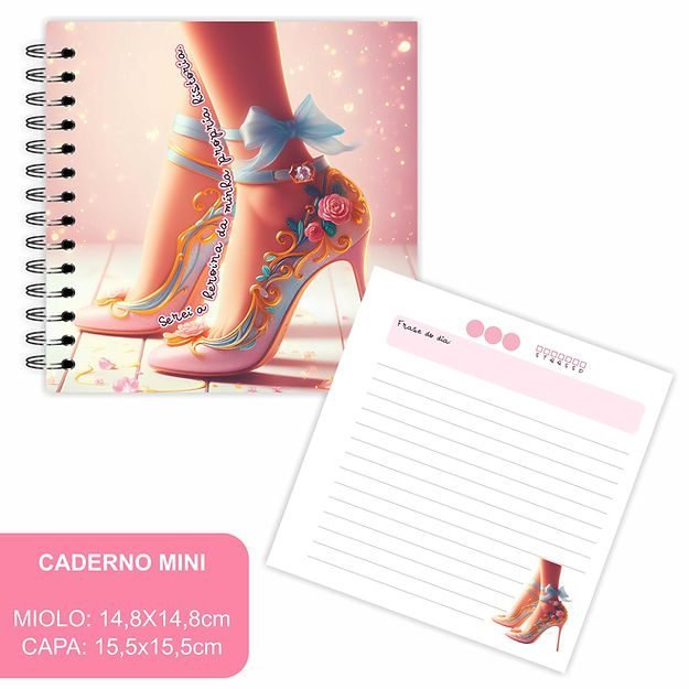 6265cc_18580896ed314e948d0c60feafc18b6bmv2 Mini Caderno - Heroína Da Minha Própria História - Imagem 1