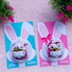 PDF Card Coelho Para Esfera Acrílica 7cm