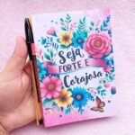 PDF Bloquinho Porta Caneta - Seja Forte E Corajosa