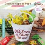 Cestinha Copo de Papel Páscoa