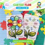 Cartão Pétalas Flor Autismo