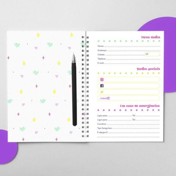 Kit Agendas Vsco Girl (A5 Datada 2022) - Imagem 10