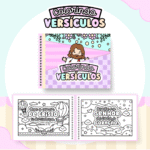 COMBO Colorindo Versiculos - Livros de Colorir (Pamella Vieira) - Imagem 5