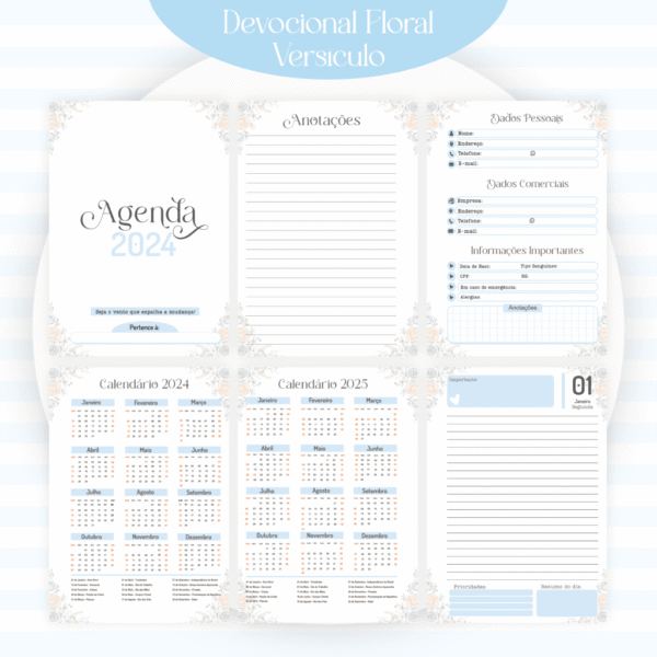 Combo Devocional Floral - Encadernação (Pamella) - Imagem 7