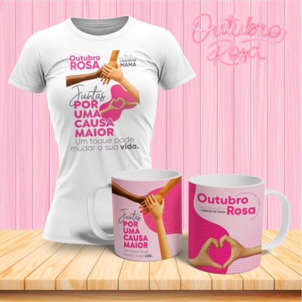 Combo Outubro Rosa 2023 - Caneca | Camisa - Imagem 13