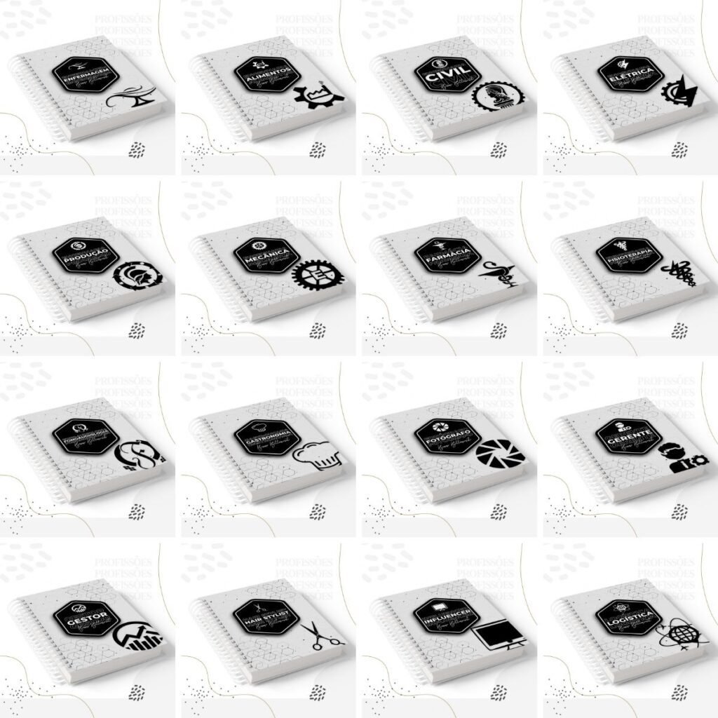 7 Pack Encadernação 2022 - Arquivos agendas, planners e miolos - Imagem 7