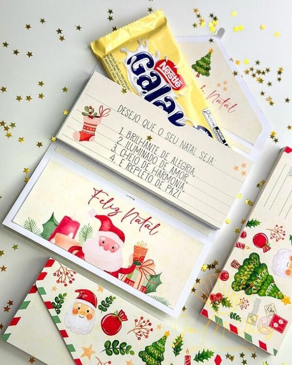 Barra de Chocolate | KitKat - Cartinha de Natal (Fluir) - Imagem 8