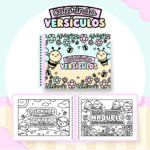 COMBO Colorindo Versiculos - Livros de Colorir (Pamella Vieira) - Imagem 4