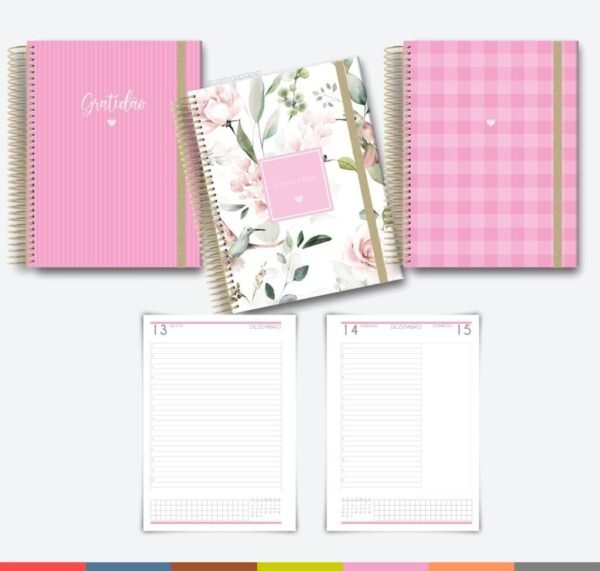 COMBÃO Multicolor 7 Miolos de agenda datada 2024 + COMBO 20 Capas - Imagem 12