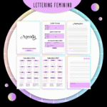Combo Lettering Feminino - Encadernação - Imagem 8