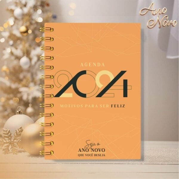 Pacote de Capas Agendas Personalizadas - Ano Novo 2024 V23 (Vintage) - Imagem 11