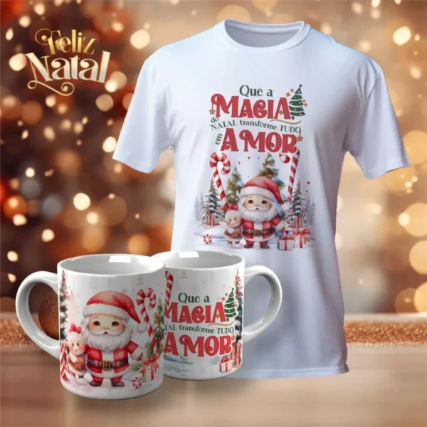 Pacotes de Artes Canecas | Camisetas Personalizadas - Natal V23 (Vintage) - Imagem 8