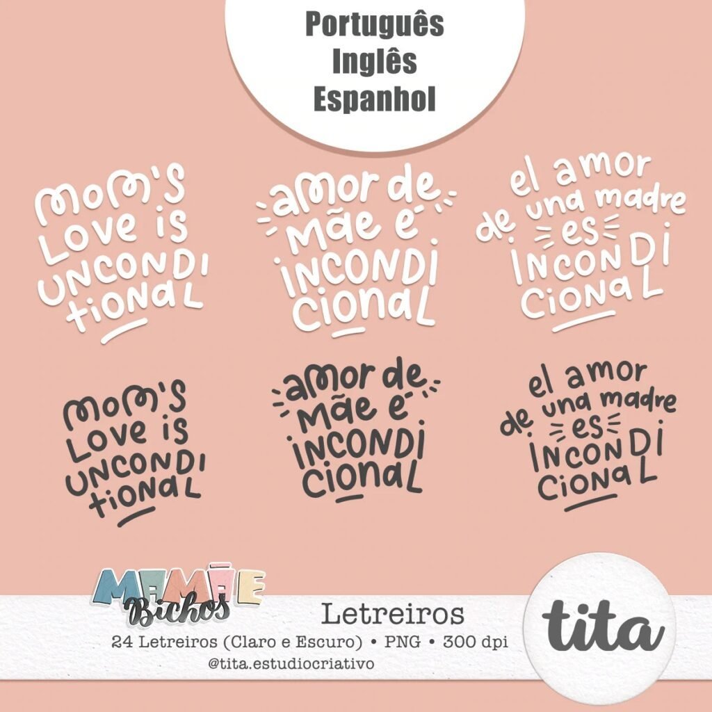 8-3 Mamãe Bicho - Bloquinhos + Ilustrações + Papéis - Imagem 14